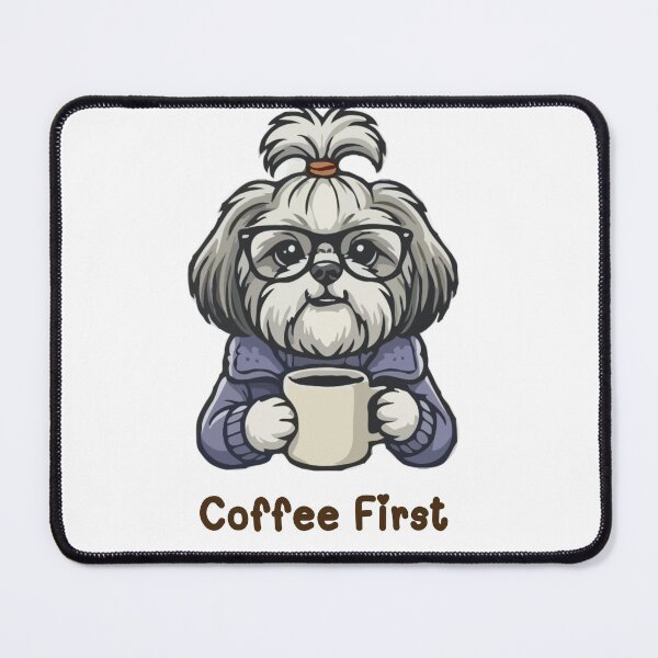 Item preview, Coffee First Pup designed and sold by PawsAndPallette .