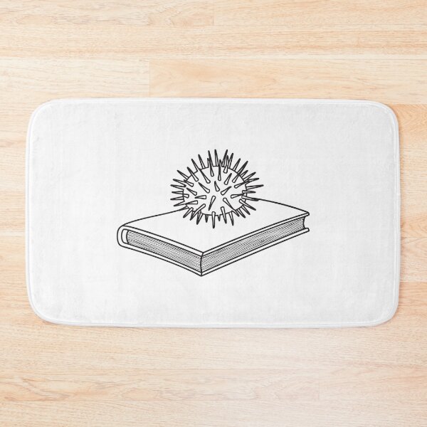 Item preview, An image of a sea urchin placed on a marine biology reference designed and sold by rasagamastore.