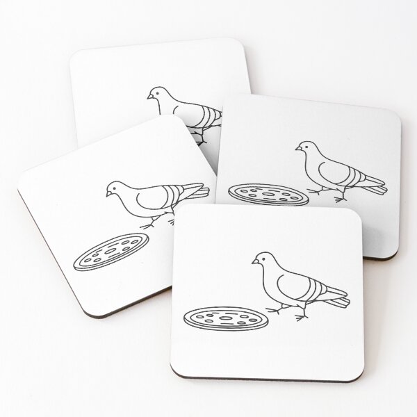 Item preview, A pigeon walking near a sewer cover on an urban street designed and sold by rasagamastore.