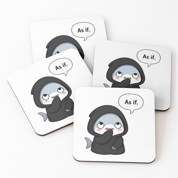 Item preview, Sarcastic Shark – As If designed and sold by Icareis-Studios.