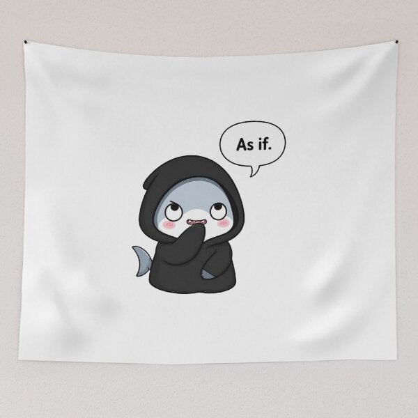 Item preview, Sarcastic Shark – As If designed and sold by Icareis-Studios.