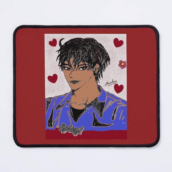 Item preview, Black hair red eye handsome manhua guy designed and sold by Olivia-oggy.
