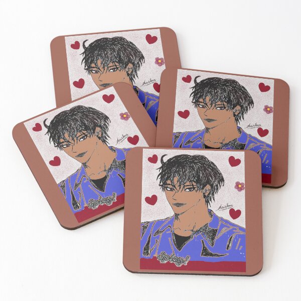 Item preview, Black hair red eye handsome manhua guy designed and sold by Olivia-oggy.