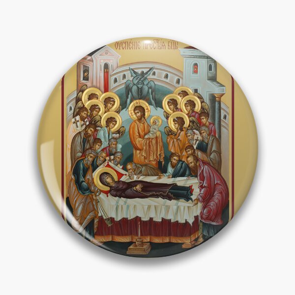 Item preview,  icon Dormition of the Mother of God, icon of the Dormition of the Blessed Virgin Mary, Dormition of Mary Icon, designed and sold by orthodox-icon.