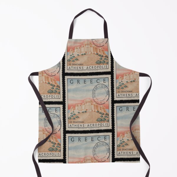 Item preview, Athens Greece Acropolis Parthenon Skyline Stamp Sticker designed and sold by stickercuffs.
