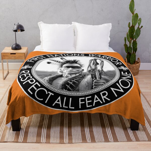 Item preview, First Nations Warrior Respect All Fear None designed and sold by NoThoughtsCat.