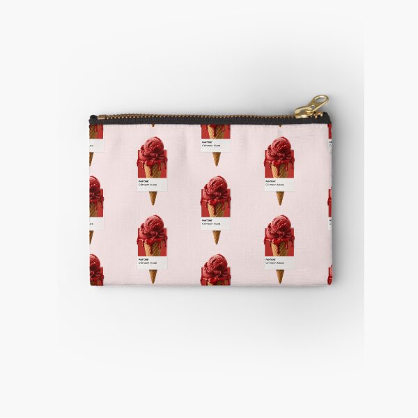 Item preview, Pantone Ice Cream – Crimson Muse | Minimalist Pop Art Dessert Print designed and sold by MakitoDesign.
