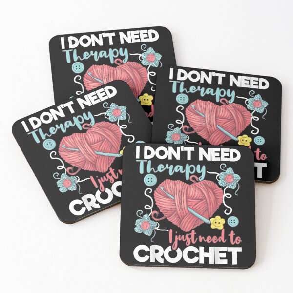 Item preview, Crocheting Funny Quote designed and sold by goombi-creative.