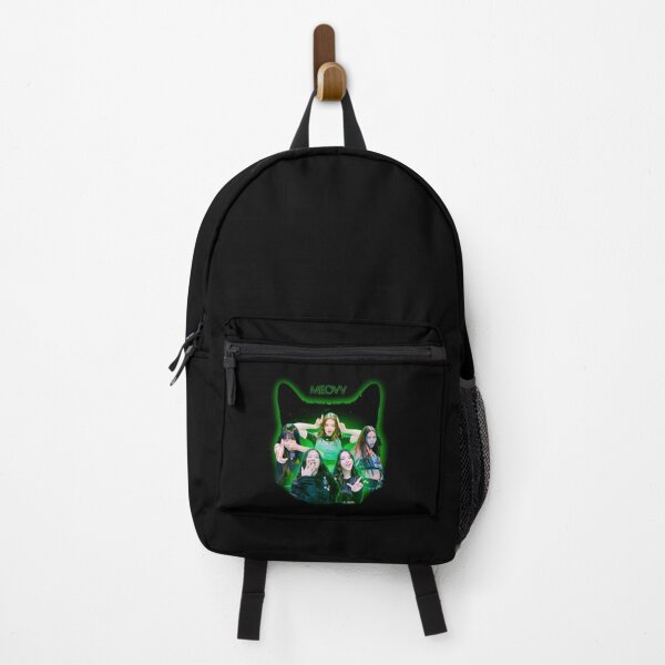 Item preview, MEOVV Cyberpunk Neon Green Cat Silhouette Kpop Aesthetic designed and sold by moamaxshop.