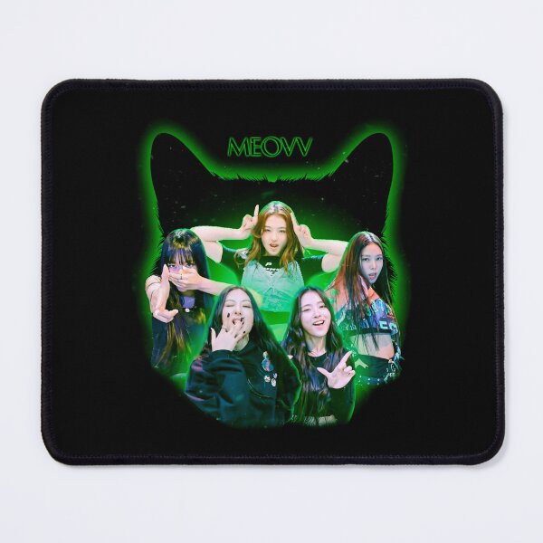 Item preview, MEOVV Cyberpunk Neon Green Cat Silhouette Kpop Aesthetic designed and sold by moamaxshop.