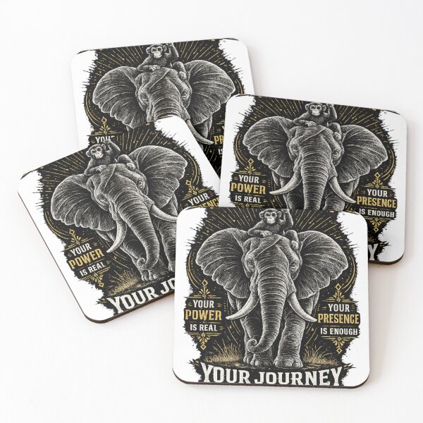 Item preview, Strength Is Silent Elephant Motivational Quote Design designed and sold by Igrowlab254.