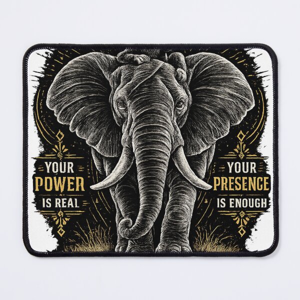 Item preview, Strength Is Silent Elephant Motivational Quote Design designed and sold by Igrowlab254.