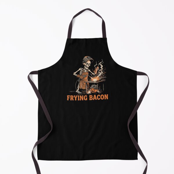 Item preview, Frying Bacon Halloween Skeleton Welder Comfort Colors designed and sold by Lulustarfox.