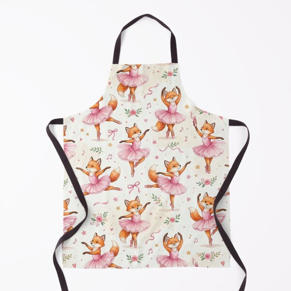 Item preview, Watercolor Ballet Foxes in Pink designed and sold by Shivi-designs.