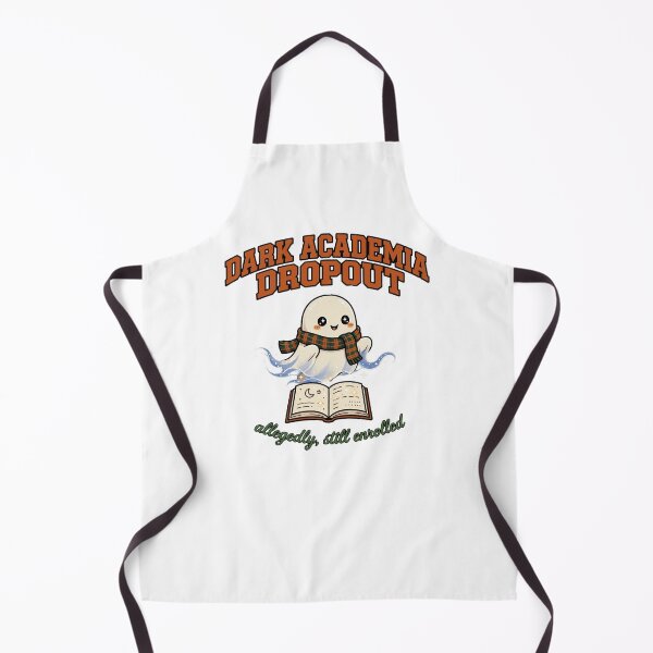 Item preview, Dark Academia Dropout Allegedly Still Enrolled Cute Ghost Back to School Pun designed and sold by Yellowriversss.