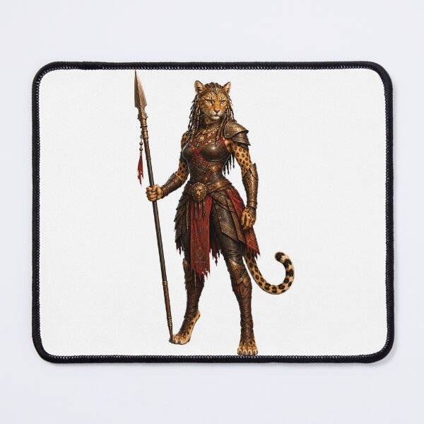 Item preview, Leopard Spear Maiden designed and sold by FyreHorse Designs.