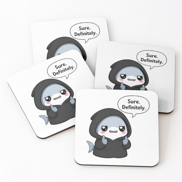 Item preview, Sarcastic Shark – Sure. Definitely. designed and sold by Icareis-Studios.