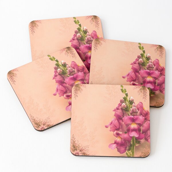 Item preview, Pink Snapdragon Botanical Art | Antirrhinum majus Fine Art Floral Print designed and sold by ViolafleurViolett.