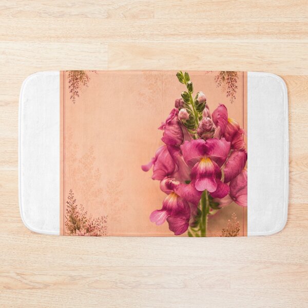 Item preview, Pink Snapdragon Botanical Art | Antirrhinum majus Fine Art Floral Print designed and sold by ViolafleurViolett.