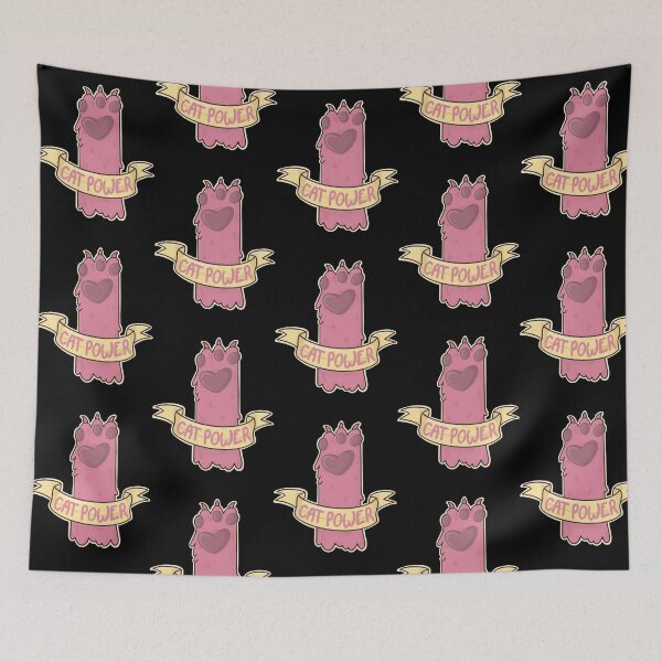 Item preview, Cat Power Cute Pink Kitten Sharp Teeth Lightning Art designed and sold by SpaceRadioer.