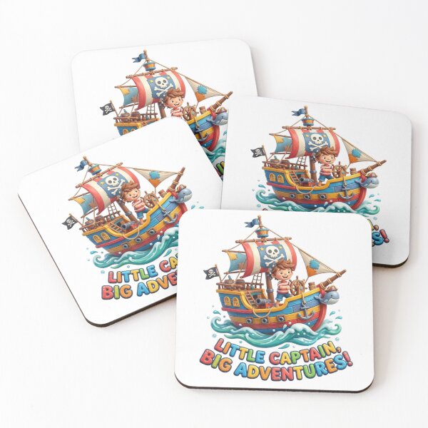 Item preview, LITTLE CAPTAIN PIRATE designed and sold by likbatonboot.