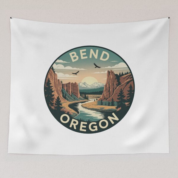 Item preview, Bend Oregon: Canyon River Landscape designed and sold by CircinusStore.