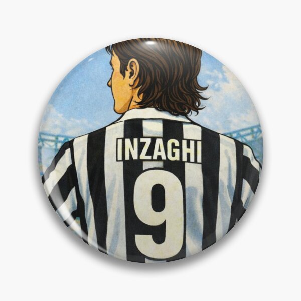Item preview, Superpippo - Retro Inzaghi Juventus shirt. designed and sold by Tony Panini Retro.