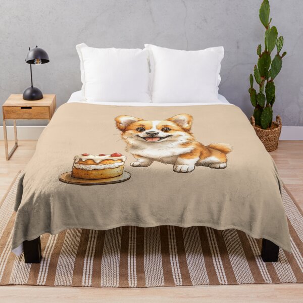 Artikelvorschau, Corgi-Welpe mit Herzen und Rose entworfen und verkauft von Erika Kaisersot.
