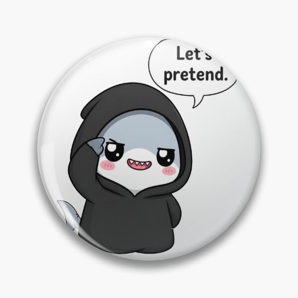Item preview, Sarcastic Shark – Let’s Pretend designed and sold by Icareis-Studios.
