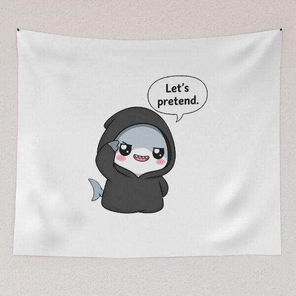 Item preview, Sarcastic Shark – Let’s Pretend designed and sold by Icareis-Studios.