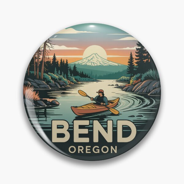 Item preview, Bend Oregon: Kayak River Sunset designed and sold by CircinusStore.
