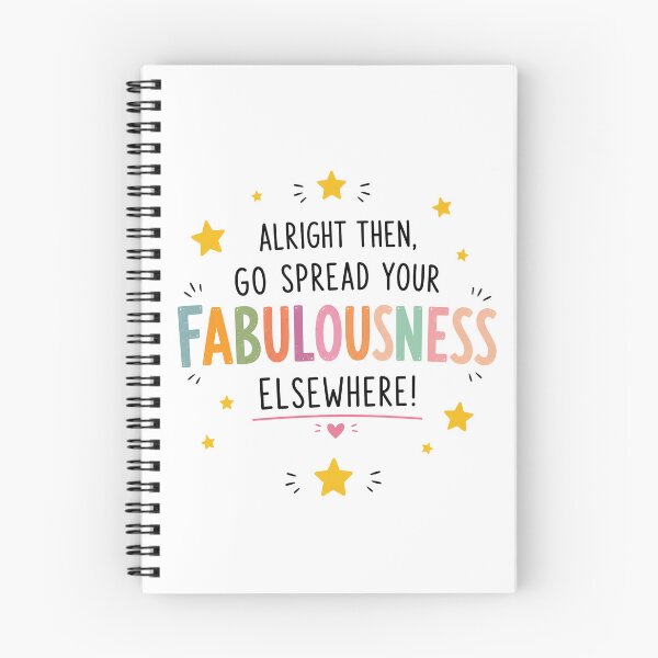 Item preview, Funny Leaving Work Card | Spread Your Fabulousness Farewell Card| Good Luck New Job Greeting designed and sold by Aesthetic-Avenue.
