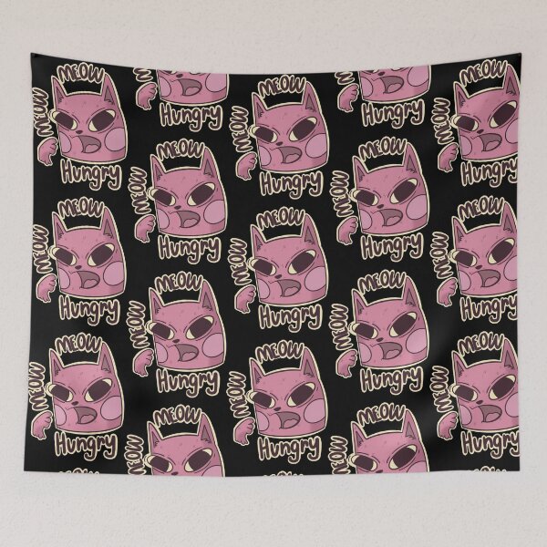 Item preview, Hungry Mr Cat Cute Pink Kitten Toast Sandwich Design designed and sold by SpaceRadioer.