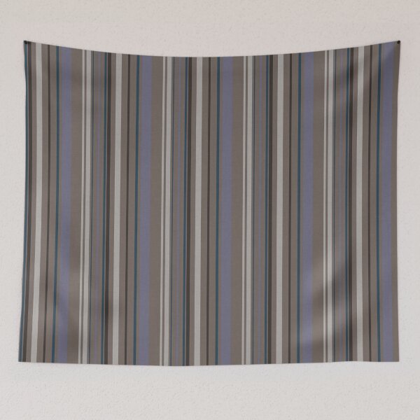 Item preview, Vertical winter stripes purple evergreen, cream on brown designed and sold by Designs by christel_treiber.