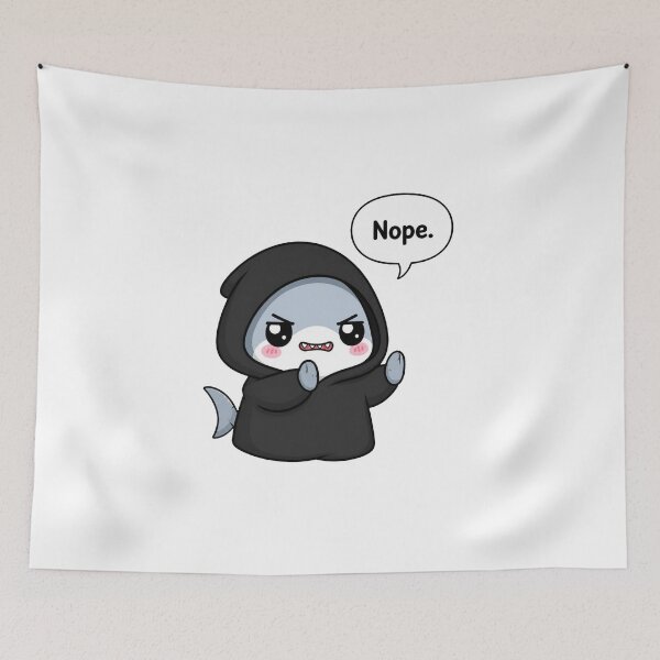 Item preview, Sarcastic Shark – Nope designed and sold by Icareis-Studios.