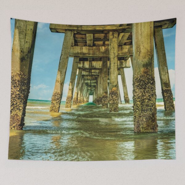 Item preview, Jacksonville Beach Pier Underneath designed and sold by Kay Brewer.