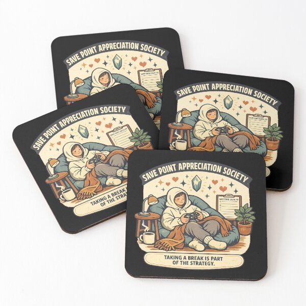 Item preview, Save Point Appreciation Society – Cozy Gamer Break designed and sold by Concrete Coffee Studio.