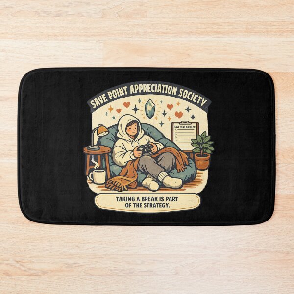 Item preview, Save Point Appreciation Society – Cozy Gamer Break designed and sold by Concrete Coffee Studio.