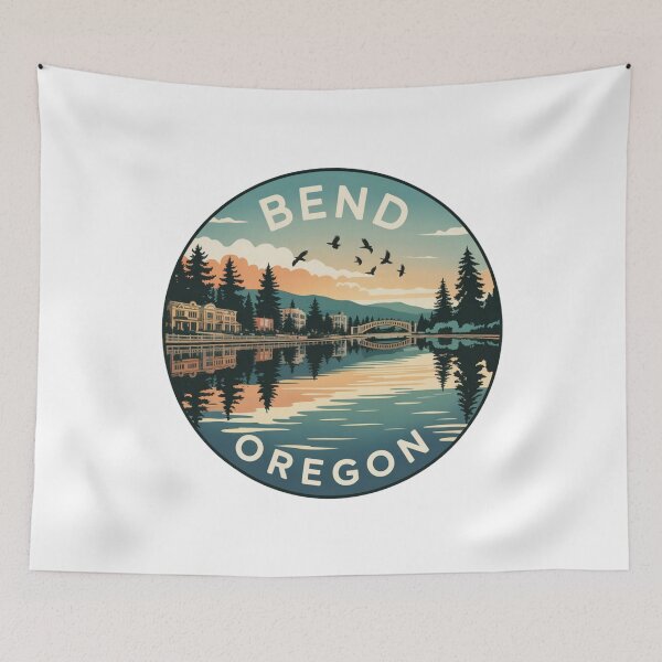 Item preview, Bend Oregon: Riverside Bridge View designed and sold by CircinusStore.