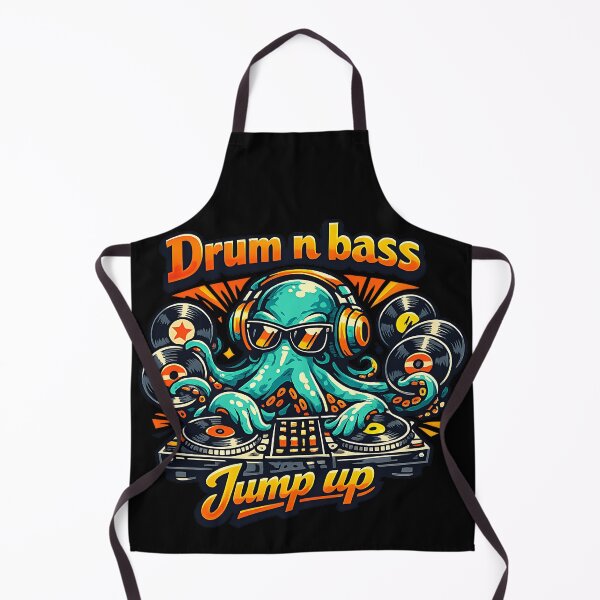 Item preview, Drum and Bass Octopus DJ designed and sold by ZenRave Designs.