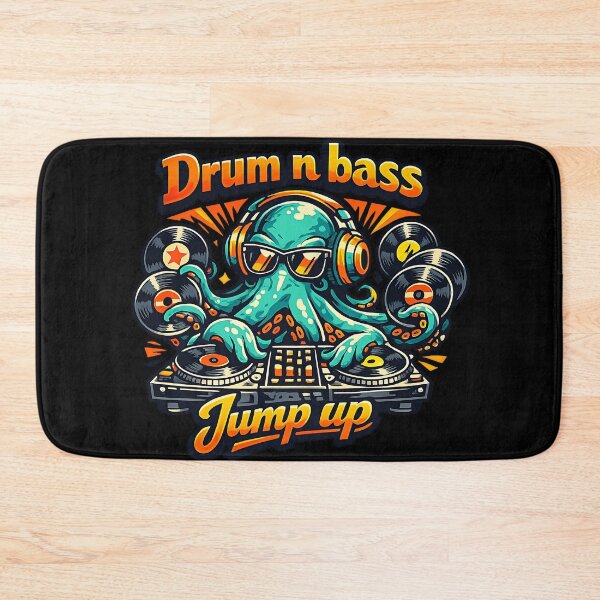 Item preview, Drum and Bass Octopus DJ designed and sold by  ZenRave Designs.