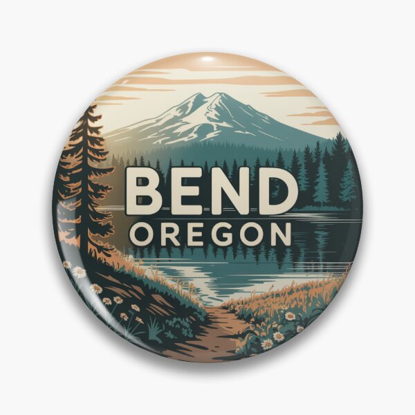 Item preview, Bend Oregon: Lakeside Mountain Trail designed and sold by CircinusStore.