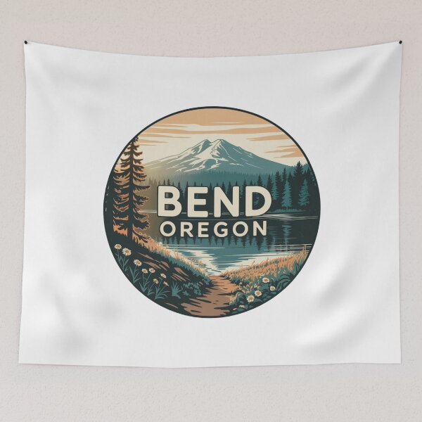 Item preview, Bend Oregon: Lakeside Mountain Trail designed and sold by CircinusStore.