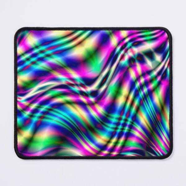 Item preview, Holographic Cyberpunk Neon Fluid Waves designed and sold by Happyabstract.