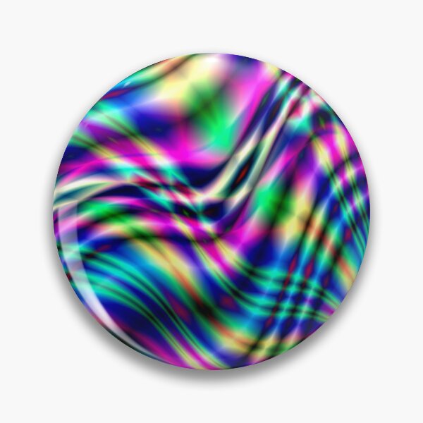 Item preview, Holographic Cyberpunk Neon Fluid Waves designed and sold by Happyabstract.