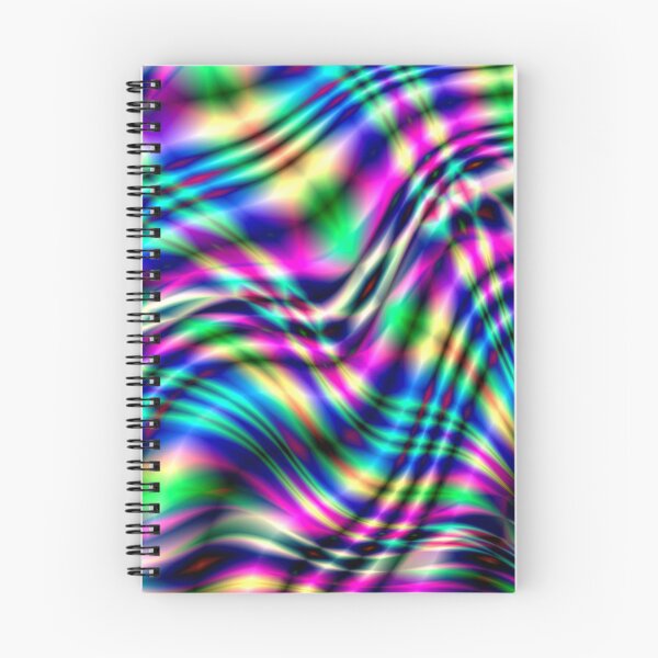 Item preview, Holographic Cyberpunk Neon Fluid Waves designed and sold by Happyabstract.