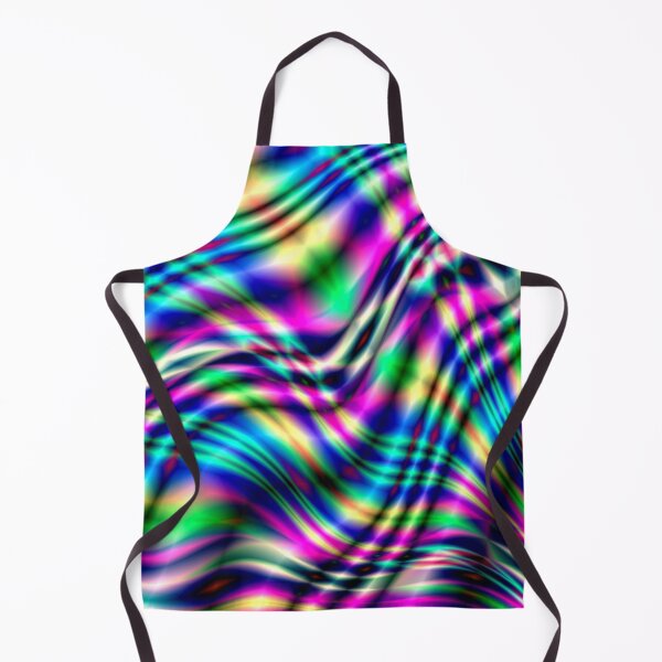 Item preview, Holographic Cyberpunk Neon Fluid Waves designed and sold by Happyabstract.