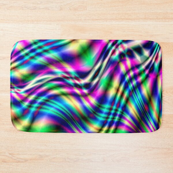 Item preview, Holographic Cyberpunk Neon Fluid Waves designed and sold by Happyabstract.