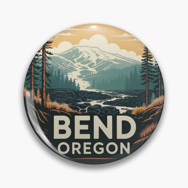 Item preview, Bend Oregon: Mountain River Scene designed and sold by CircinusStore.