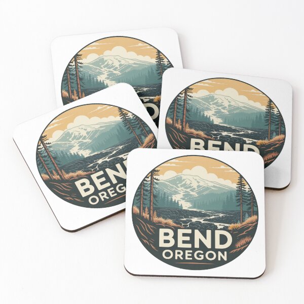 Item preview, Bend Oregon: Mountain River Scene designed and sold by CircinusStore.